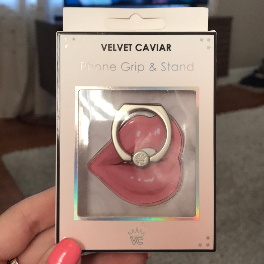 Velvet Caviar Phone Grip and Stand